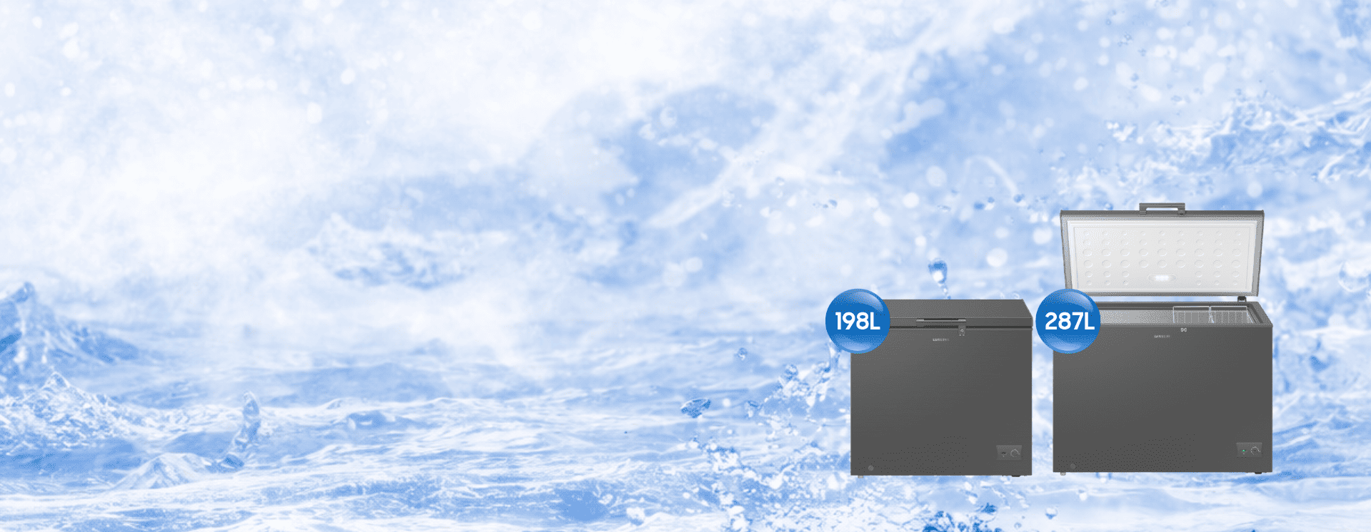 Mais espaço, mais controlo, mais confiança: a nova geração de congeladores horizontais Samsung
